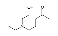 5-[ethyl(2-hydroxyethyl)amino]pentan-2-one结构式