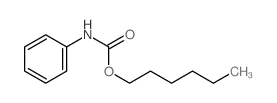 Carbamicacid, N-phenyl-, hexyl ester结构式