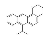 7-isopropyl-1,2,3,4-tetrahydro-benz[a]anthracene结构式