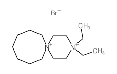 3,3-diethyl-3,6-diazoniaspiro[5.7]tridecane Structure