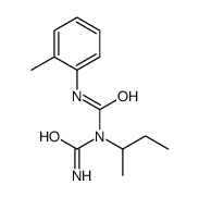 1-butan-2-yl-1-carbamoyl-3-(2-methylphenyl)urea Structure