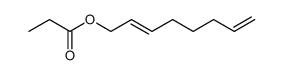 1-(propionyloxy)-2,7-octadiene Structure