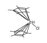 (pentamethylcyclopentadienyl)2ZrHCl Structure