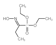 Phosphonic acid,[1-(hydroxyimino)propyl]-, diethyl ester (9CI)结构式