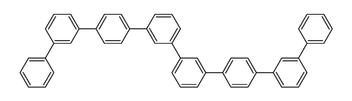 4,4'''-di(3-biphenylyl)-m-quaterphenyl Structure