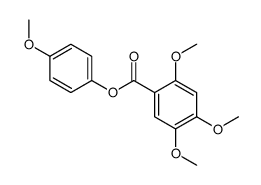 (4-methoxyphenyl) 2,4,5-trimethoxybenzoate Structure