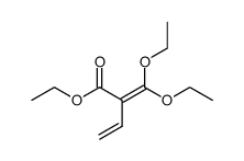 ethyl 2-(diethoxymethylene)but-3-enoate Structure