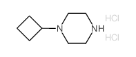 1-Cyclobutyl-piperazine dihydrochloride Structure