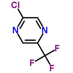 2-氯-5-三氟甲基吡嗪结构式