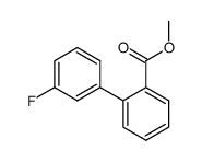 3'-fluorobiphenyl-2-carboxylic acid, methyl ester结构式