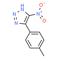 1H-1,2,3-Triazole,4-(4-methylphenyl)-5-nitro-(9CI) structure