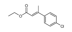 ethyl (2E)-3-(4'-chlorophenyl)but-2-enoate结构式