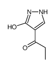 4-propanoyl-1,2-dihydropyrazol-3-one结构式