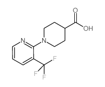 1-(3-(Trifluoromethyl)pyridin-2-yl)piperidine-4-carboxylic acid Structure