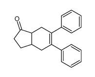 5,6-diphenyl-2,3,3a,4,7,7a-hexahydroinden-1-one Structure