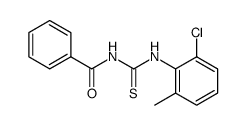N-((2-chloro-6-methylphenyl)carbamothioyl)benzamide Structure