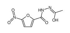 NACETYL5NITRO2FUROHYDRAZIDE structure