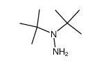 1,1-di-tert-butylhydrazine结构式