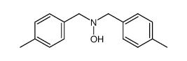 N,N-bis(p-methylbenzyl)hydroxylamine结构式