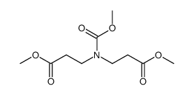 methyl 3-[methoxycarbonyl-(3-methoxy-3-oxopropyl)amino]propanoate Structure