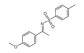N-[1-(4-methoxyphenyl)-ethylidene]-4-methyl-benzenesulfonamide结构式