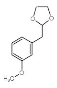 3-(1,3-DIOXOLAN-2-YLMETHYL)ANISOLE结构式