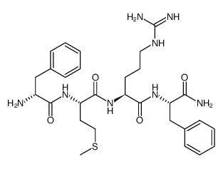 H-D-Phe-Met-Arg-Phe-NH2 structure