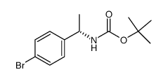 (S)-[1-(4-BROMOPHENYL)ETHYL]CARBAMIC ACID TERT-BUTYL ESTER Structure