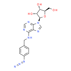 N(6)-(4-azidobenzyl)adenosine structure