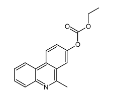 8-Phenanthridinol,6-methyl-,ethyl carbonate (5CI) Structure