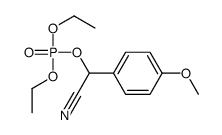 [cyano-(4-methoxyphenyl)methyl] diethyl phosphate结构式