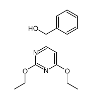 (2,6-diethoxy-pyrimidin-4-yl)-phenyl-methanol Structure
