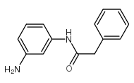 N-(3-氨基苯基)-2-苯基乙酰胺结构式