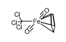 (η5-C5H5)Fe(CO)2(CCl3)结构式