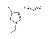 1-ethyl-3-methyl-1,2-dihydroimidazol-1-ium,formate结构式