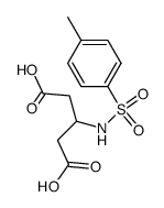 3-((4-methylphenyl)sulfonamido)pentanedioic acid Structure