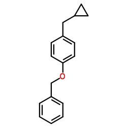 1-(Benzyloxy)-4-(cyclopropylmethyl)benzene结构式