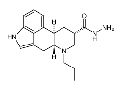 Hydrazide of (5R,8S,10R)-6-propyl-8-ergolinecarboxylic acid Structure