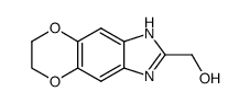 1H-[1,4]Dioxino[2,3-f]benzimidazole-2-methanol,6,7-dihydro- structure