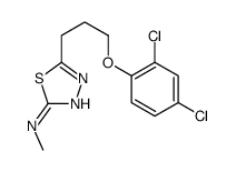 5-[3-(2,4-dichlorophenoxy)propyl]-N-methyl-1,3,4-thiadiazol-2-amine Structure