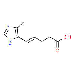 4-Pentenoic acid,5-(4-methyl-1H-imidazol-5-yl)- Structure