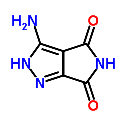 Pyrrolo[3,4-c]pyrazole-4,6(2H,5H)-dione,3-amino-结构式