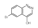 6-BroMocinnolin-4-ol Structure