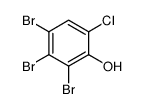 2,3,4-tribromo-6-chloro-phenol结构式