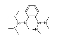 o-Bis(dimethylamino)arsino-N-bis(dimethylamino)arsino-N-methylanilin结构式