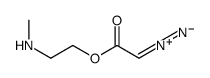 2-diazonio-1-[2-(methylamino)ethoxy]ethenolate结构式