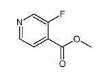 methyl 3-fluoroisonicotinate Structure