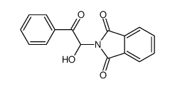 2-(1-hydroxy-2-oxo-2-phenylethyl)isoindole-1,3-dione结构式