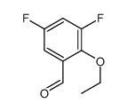 2-ETHOXY-3,5-DIFLUOROBENZALDEHYDE Structure