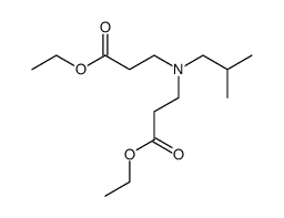 3,3'-isobutylimino-di-propionic acid diethyl ester结构式